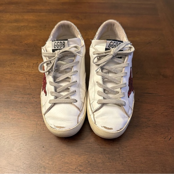 GOLDEN GOOSE - Superstar - Glittery Red Star - 37 - Picture 7 of 8